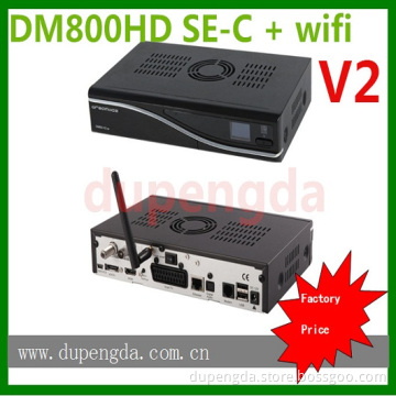 2014 Dm800se V2 SIM 2.2 Dm 800se SIM 2.2 HD V2 Satellite Receiver Enigma 2 Dm 800 HD Se Digital Decoder with WiFi